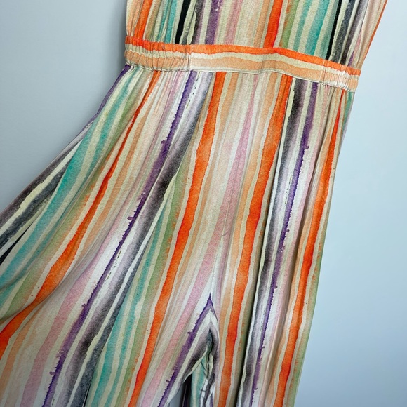 Anthropologie Blank London Gallery Row Edinburgh Striped Wide Leg Jumpsuit S - Picture 10 of 16